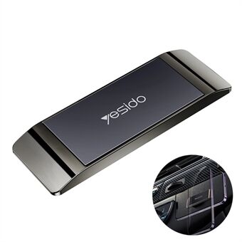 YESIDO C151 Magneettinen auton puhelinpidin seisoo tarttuvalla sinkkiseoksisella matkapuhelintelineellä.