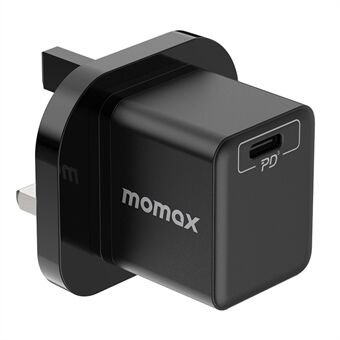 MOMAX 20 W PD -pikalaturi, yksi C-tyypin puhelimen latausvirtasovitin