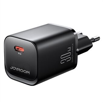 JOYROOM JR-TCF07 Speed Series EU Plug PD 30W puhelimen pikalataus muovisovitin Yksi Type-C seinälaturi