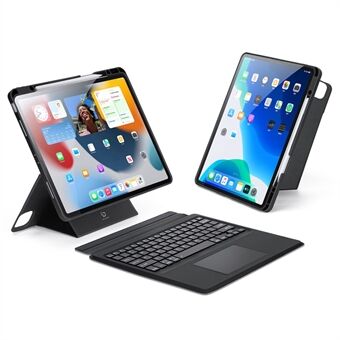DUX DUCIS iPad Pro 12.9 (2022) / (2021) / (2020) Irrotettavat Bluetooth-näppäimistöt Tablettitelineen Stand kosketuslevyllä