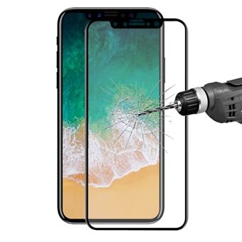 HAT Prince iPhone 11 Pro 5,8" (2019) / XS / X / Ten 5,8 tuuman 3D täysikokoinen karkaistu lasi näytönsuoja, 0,26 mm - musta