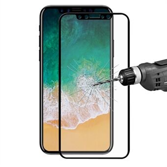 HAT Prince iPhonelle (2019) 5,8" / X Xs / 5,8" 0,26 mm 2,5D täysin peittävä karkaistu lasi näytönsuojakalvo - musta