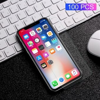 100kpl / setti - iPhone 11 Pro 5.8 "(2019) / XS / X 5.8 \'\' RURIHAI 0.18mm 2.5D karkaistu lasi -suojakalvo