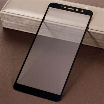 Varten Xiaomi Redmi S2 / Y2 Silkkipainike koko näytön suojakalvo karkaistua lasia varten - Musta
