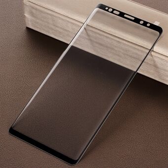 Varten Samsung Galaxy Note9 9H Arc Edges Silkkipaino karkaistu lasi Täysikokoinen näytönsuoja - musta