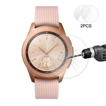 2kpl HAT Prince 0.2mm 9H 2.15D karkaistu lasi näytönsuojakalvot Samsung Galaxy Watch 42mm