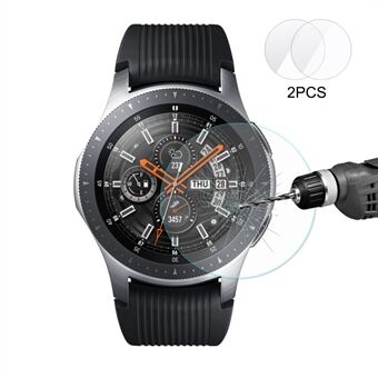 2kpl HAT Prince Samsung Galaxy Watch 46mm 0.2mm 9H 2.15D karkaistu lasi näytönsuojat