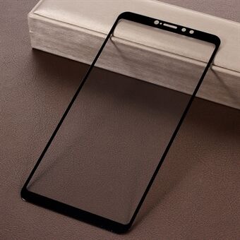 RURIHAI 0,26 mm 2,5D kaareva karkaistu lasi, täysikokoinen näytönsuoja Xiaomi Mi Max 3 -puhelimelle - musta
