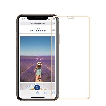 MOFI 9H Anti-burst 2.5D Arc Edge Täysikokoinen karkaistu lasi näytönsuoja iPhone (2019) 6.1 "/ XR 6.1 tuumalle