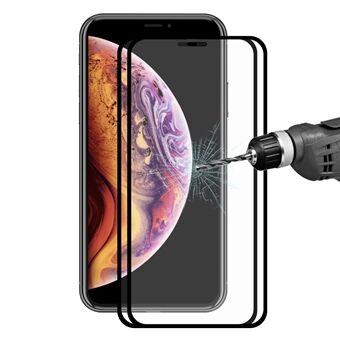 2 kpl / setti HAT Prince karkaistu lasi näytönsuojakalvo iPhonelle (2019) 6,1 "/ XR 6,1 tuumaa / täysikokoinen / 0,2 mm / 9H / 2,5D Arc Edge