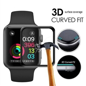 3D karkaistu lasi näytönsuoja Apple Watch Series 4:lle 40mm
