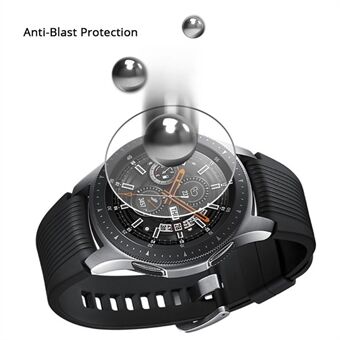 Samsung Galaxy Watch 46mm 0.3mm kaarevat reunat panssarilasi 9H naarmuuntumaton