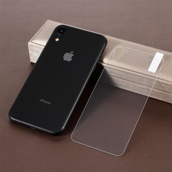 Räjähdyssuojattu karkaistu lasi taustakalvo 2,5D kaarireunat iPhone XR 6,1 tuumalle