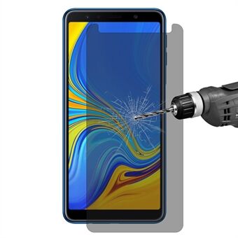 HAT Prince Samsung Galaxy A7 (2018) 2.5D Anti-Peep karkaistu näytönsuoja 0.26mm
