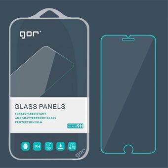 GOR Heijastamaton karkaistu lasinen näytönsuojakalvo 0,2 mm kaarevat reunat 4,7 tuuman iPhone 8/7 -puhelimelle