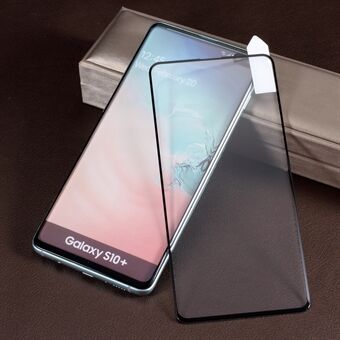RURIHAI 3D -kaareva, täysliima, täysin peitetty karkaistu lasisuojus Samsung Galaxy S10 Plus -puhelimelle
