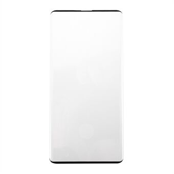 Erittäin kirkas kaareva täysikokoinen karkaistu lasinen näytönsuojakalvo Samsung Galaxy S10 5G: lle (sormenjäljen lukituksen avaaminen)