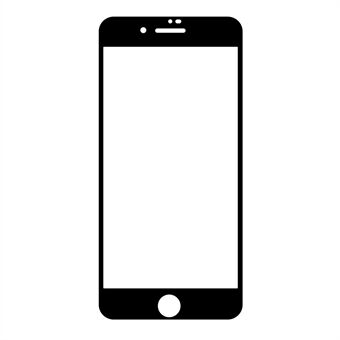 9H: n silkkipainatus täyden karkaistun lasisen puhelimen näytön elokuva iPhone 8 Plus/ 7 Plus 5,5-tuumaiselle