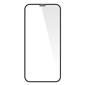Koko näytön silkkitulostus karkaistu lasisuoja pölynkestävällä meshillä iPhone 11 6,1 tuumalle / XR
