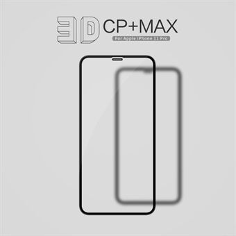 NILLKIN 3D CP + MAX Apple iPhone 11 Pro/ X / XS -puhelimelle, räjähdyssuojattu karkaistu lasi