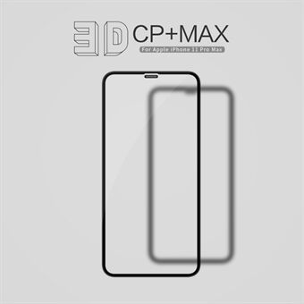 NILLKIN 3D CP + MAX for Apple iPhone 11 Pro Max / XS Max 6,5 tuuman täysikokoinen karkaistu lasinen näytönsuoja räjähdyssuoja