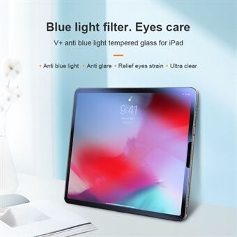 NILLKIN V + -sarjan anti-sininen valo karkaistu lasi iPad Air (2020) / Pro 11-tuumaiselle (2020) (2018)