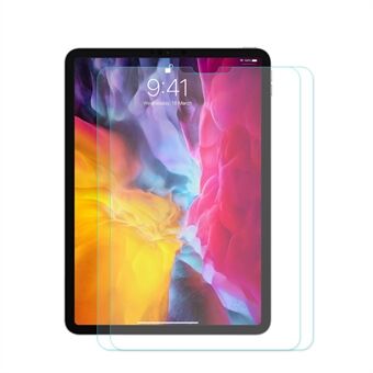 ENKAY 2kpl / sarja 0,33 mm 9H 2,5D Arc Edge karkaistu lasi näytönsuoja iPad Airille (2020) / Pro 11-tuumainen (2021) (2020) (2018)
