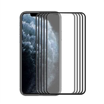 ENKAY Hat- Prince 5 kpl / Sarja Arc Edge Tempered Glass Screen Film iPhone 11 Pro Max 6,5 tuumaa / XS Max 6,5 tuumaa