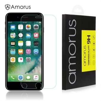 AMORUS for iPhone 8 Plus/ 7 Plus Näytön panssarilasi - 2,5D Arc Edge