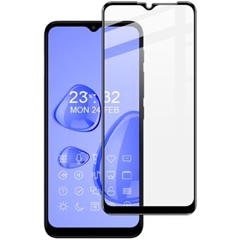 IMAK Erittäin kirkas karkaistu lasi, täysikokoinen puhelimen näytönsuoja Pro + [sormenjäljen lukituksen avausversio] Motorola Moto E7 Power / G10 / G30 / G Play -laitteelle (2021)