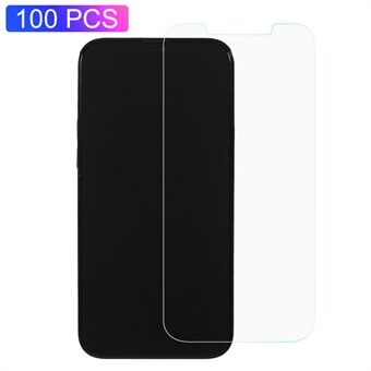 100 kpl / pakkaus 0,25 mm Edge karkaistu lasi, läpinäkyvä näytönsuojakalvo iPhone 13 mini 5,4 tuumalle