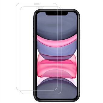 AMORUS 2kpl / sarja Full Glue HD kirkas Scratch karkaistu lasi näytönsuoja iPhone 11 Pro Max 6,5 tuumalle