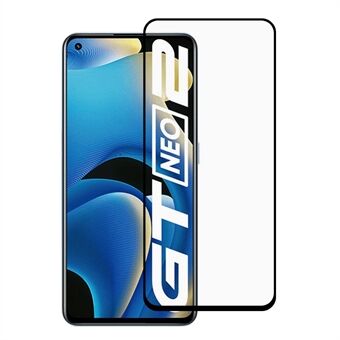 HD Anti-Explosion Full Glue Ohut, täydellinen peittävä silkkipainatus karkaistu lasi näytönsuoja Realme GT Neo2:lle