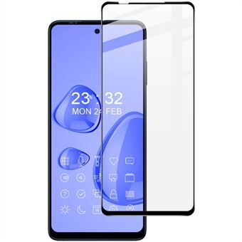 IMAK Pro + Series High Clear koko näytön peittävä Täysi liima 9H Scratch karkaistu lasi näytönsuoja Motorola Edge (2021)