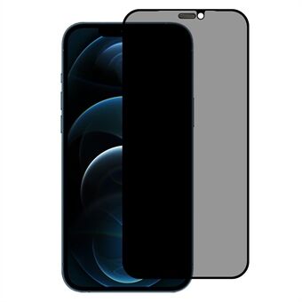 TOTU AB-057 silkkitulostus koko näytön peittävyyden peittävä koko Spy estävä karkaistu lasisuojakalvo iPhone 12 Pro Max 6,7 tuumalle