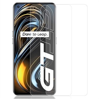 AMORUS 2kpl / pakkaus Scratch sormenjälkiä estävä Full Glue 9H Hardness HD Clarity karkaistu lasikalvo Realme GT 5G:lle