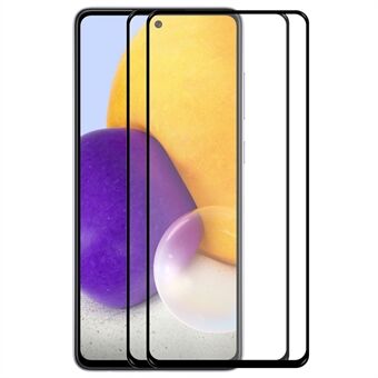 HAT Prince 2 kpl / setti HD kirkas sormenjälkiä estävä kupla täysliima 0,26 mm 2,5D Arc Edge 9H karkaistu lasi näytönsuoja Samsung Galaxy A53 5G:lle