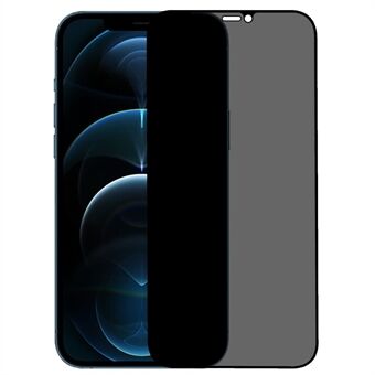 IPhone 12 Pro Max 6,7 tuuman silkkitulostus Full Glue Anti- Spy Täysi peittävä matta Räjähdyssuojattu karkaistu lasi näytönsuojakalvo