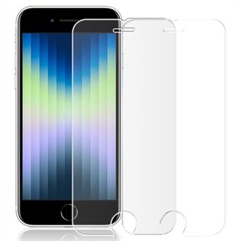 AMORUS 2kpl / pakkaus kristallinkirkas näytönsuoja iPhone 7:lle 4,7 tuumaa / 8 4,7 tuumaa / SE (2020) / (2022), HD Anti-sormenjälkiä estävä Full Glue karkaistu lasikalvo