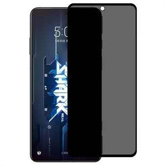 Privacy Näytönsuoja Xiaomi Black Shark 5:lle, Täysi Peitto Täysi liima Silkkipainatus Anti- Spy Tempered Glass Näytönsuojus Shield Guard