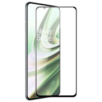 HAT Prince OnePlus 10R 6D Silk Printing karkaistusta lasista näytönsuoja Täysi peittävä Täysliima korkea alumiinipii lasikalvo