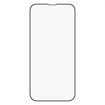 IPhone 14 Max 6,7 tuuman koko peittävä näytönsuoja Silkkitulostus Full Glue Kirkas Särkymätön karkaistu lasikalvo (11D)