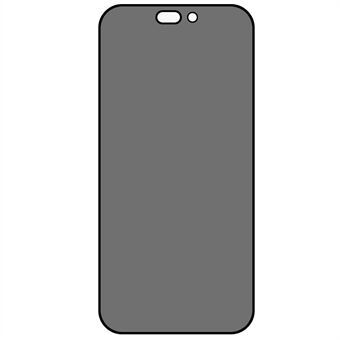 IPhone 14 Pro Max 6,7 tuuman Anti-Spy Full Peittävä Spy Näytönsuoja Karkaistu lasi Scratch näytön kalvo (sivuliima)