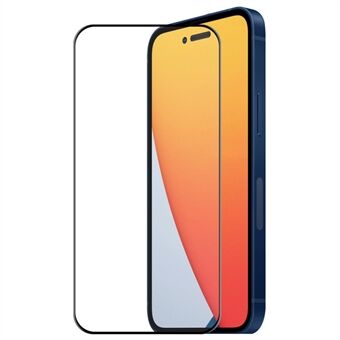 ENKAY HAT Prince iPhone 14 Pro Max 6,7 tuuman korkea alumiinipii lasi koko näytön suojakalvo 6D silkkitulostus Räjähdyssuojattu liimakalvo