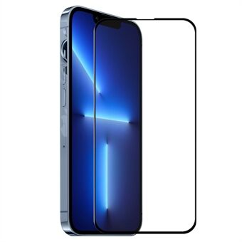 ENKAY HAT Prince iPhone 14:lle 6,1 tuuman HD kirkas koko näytön suojakalvo 6D silkkitulostus Full Glue korkea alumiinipii lasikalvo