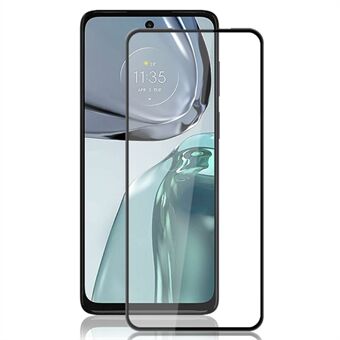 MOCOLO silkkitulostuskalvo Motorola Moto G62 5G sekundäärikarkaistulle karkaistulle lasille koko näytön suojakalvolle - musta