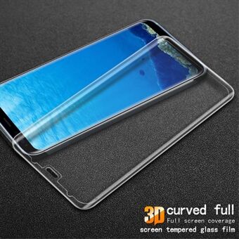 IMAK 3D kaareva koko näytönsuoja karkaistua lasia varten Samsung Galaxy S8 SM-G950: lle