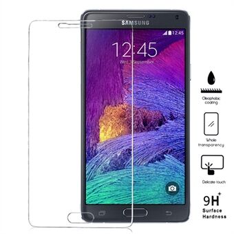 0,25 mm: n 9H: n räjähdyssuojattu karkaistu lasinen näytönsuojakaaren Edge Samsung Galaxy Note 4 N910: lle