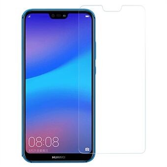 AMORUS Huawei P20 Lite (2018) 2.5D Arc Edge High alumiini-pii lasikalvo Särönkestävä HD kirkas näytönsuoja