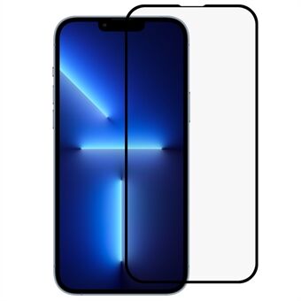 Sivuliima 9D karkaistu lasikalvo iPhone 14 Pro 6,1 tuumaa, rikkoutumaton silkkitulostus koko peittävä näytönsuoja